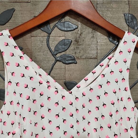 LUSH Dress With Pink Tulips  Size XS - Picture 7 of 8